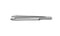 999R 4-0395/MRS Capsulorhexis Forceps with Scale (2.50/5.00 mm), Cross-Action, for 1.50 mm Incisions, Curved Stainless Steel Jaws (8.50 mm), Short Lever (16.00 mm), Medium (91 mm) Round Stainless Steel Handle, Length 110 mm