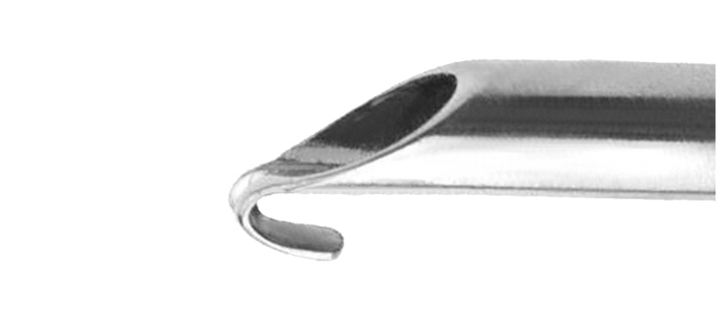 006R 10-083 Beehler Pupil Dilator, Four Prongs, Intraocular Handle, 17 Ga, Curved Shaft, Length 130 mm, Titanium Handle