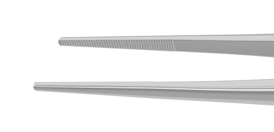 Dressing Forceps with Delicate Serrations