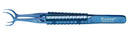 536R 4-08011T Nevyas-Wallace Fixation Forceps, 0.12 mm, 1x2 Teeth, Straight, Round Handle, Length 105 mm, Titanium