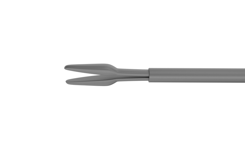 622R 12-301-23H Gripping Forceps with a Sandblasted Platform, Attached to a Universal Handle, with RUMEX Flushing System, 23 Ga