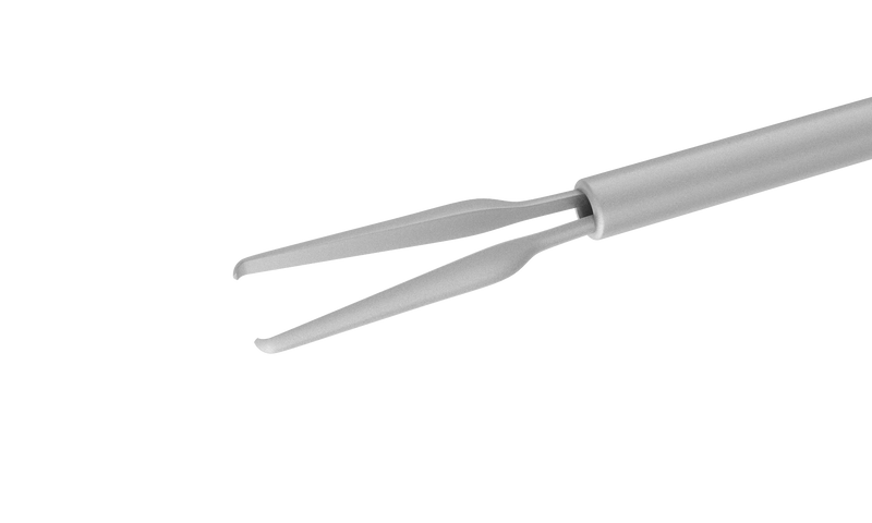 999R 12-410-23D Disposable Eckardt End-Gripping Forceps, 23 Ga, Stainless Steel, 6 per Box