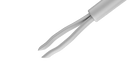 Disposable Asymmetrical End-Grasping Forceps