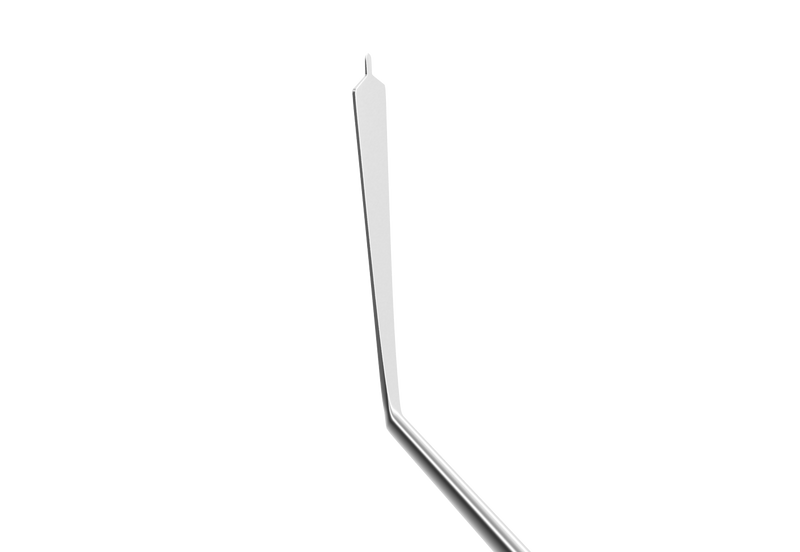616R 20-202 FemtoLASIK Flap Spatula, Length 121 mm, Round Titanium Handle