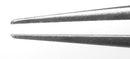 304R 4-185S Tennant Straight Tying Forceps, Extra-Delicate Tips, for 9-0 to 11-0 Sutures, Round Handle, Length 108 mm, Stainless Steel