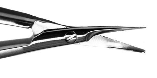 240R 11-0381S Scissors for DALK Procedure, Left, Length 106 mm, Stainless Steel