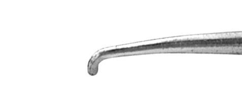507R 5-021 Lewicky Hook, Angled, 0.15 mm x 10.00 mm Shaft, Length 120 mm, Round Titanium Handle