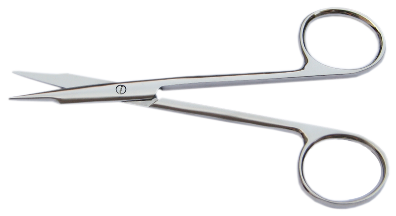 241R 11-130S Stevens Tenotomy Scissors, Straight, Sharp Tips, Length 115 mm, Stainless Steel