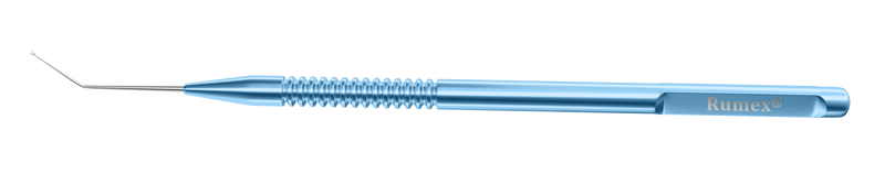 147R 5-034 Bechert Nucleus Rotator, Angled, Y-Shaped Tip, Length 121 mm, Round Titanium Handle