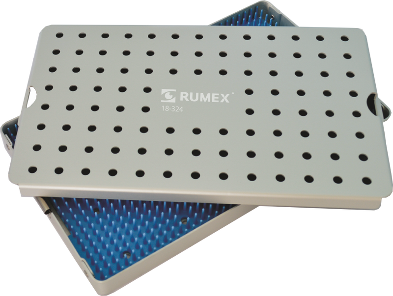 Aluminum Sterilization Tray with Silicone Mat