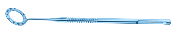 344R 2-031T LRI Gauge, with Atraumatic Fixation Teeth, 13.00/19.00 mm Diameters, Length 134 mm, Titanium
