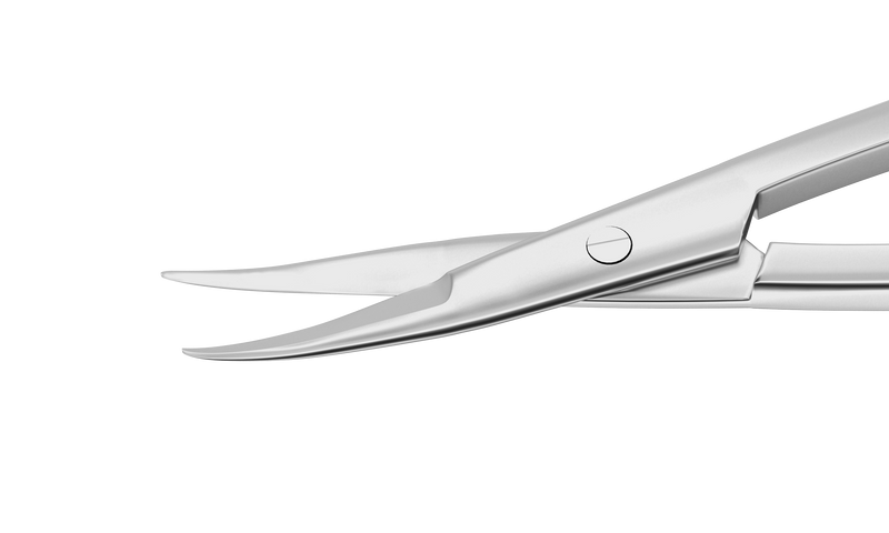 527R 11-036S DLEK Scissors, Medium Curve, Long Blades, Length 102 mm, Stainless Steel