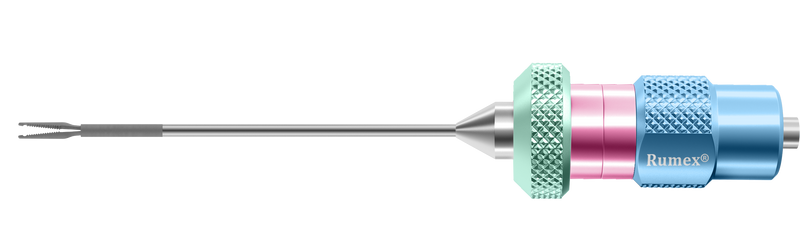 999R 12-400 Vitreoretinal End-Gripping Forceps with Serrated Micro Jaws, 20 Ga, Tip Only
