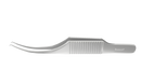944R 4-0501S Colibri Corneal Forceps, 0.12 mm, 1x2 Teeth, Flat Handle, Length 77 mm, Stainless Steel
