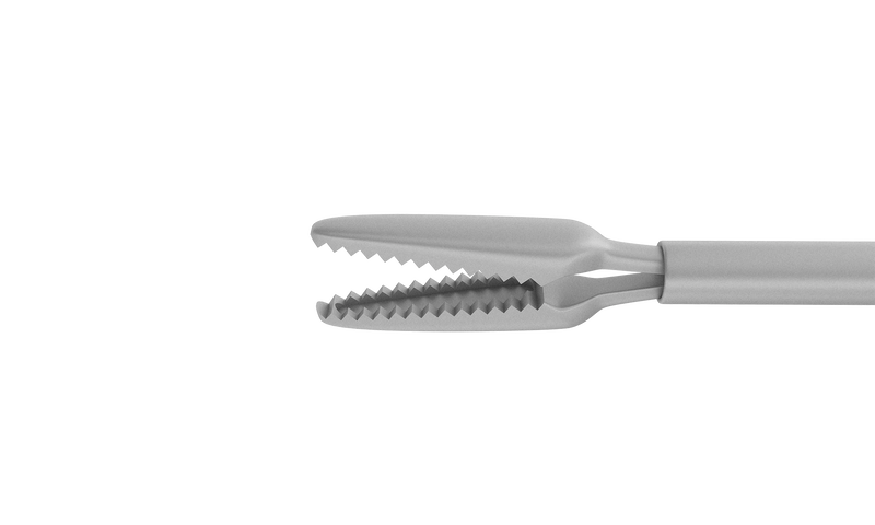 Intraocular Lens Extraction Forceps for Cartridge Pull-Through Technique