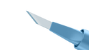 375R 6-10/6-051 Side-Port Diamond Knife, 30° Single-Edge Blade, 1.00 mm, Straight, Length 120 mm, Titanium Handle