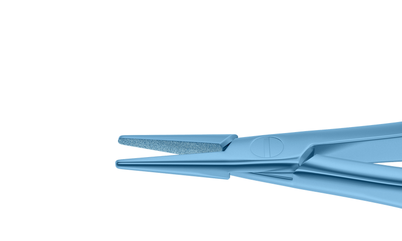 450R 8-080T Kalt Needle Holder, Standard Straight 10.50 mm Jaws, Length 135 mm, Titanium