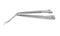 999R 4-03952/SFS Capsulorhexis Forceps with Scale (2.50/5.00 mm), Cross-Action, for 1.50 mm Incisions, Curved Stainless Steel Jaws (8.50 mm), Long Lever (26.00 mm), Short (71 mm) Flat Stainless Steel Handle, Length 100 mm